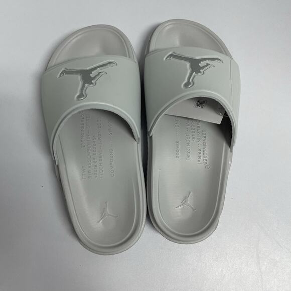 Jordan Jumpman Slide Neutral Grey Metallic Silver FQ1598 002 Size 8 Men Sandal